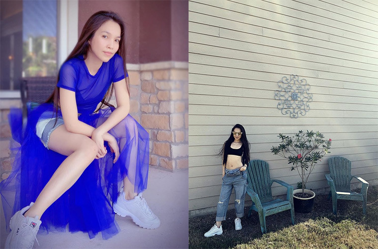 Nhờ ăn chay nên vóc dáng của Hiền Thục rất gọn gàng.