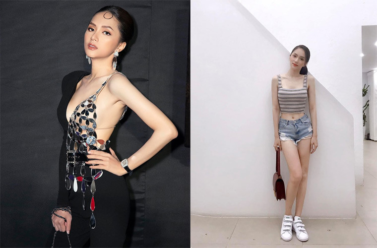 Khuôn mặt và thân hình ngày càng chuẩn nên Hương Giang mặc đồ gì cũng đẹp từ quần áo, váy, short, trang phục dự tiệc hay đời thường.