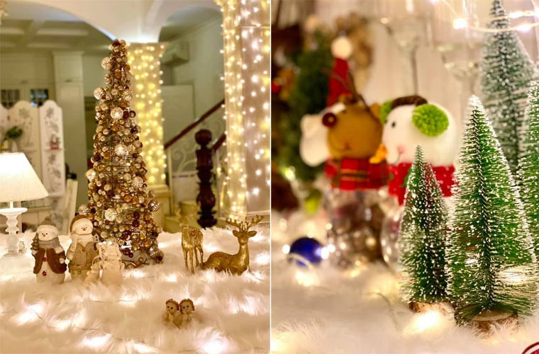 Cô chăm chút từng góc nhỏ trong căn biệt thự khiến ai nhìn thấy cũng phải trầm trồ.