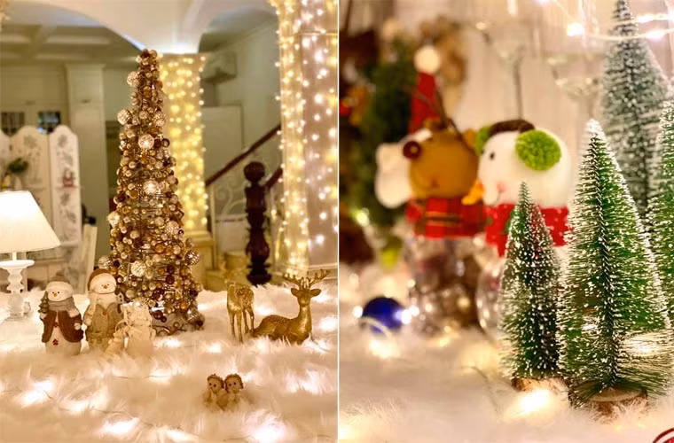 Cô chăm chút từng góc nhỏ trong căn biệt thự khiến ai nhìn thấy cũng phải trầm trồ.