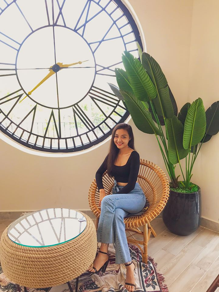 Nàng Á khôi đang theo học chuyên ngành Báo chí và truyền thông.