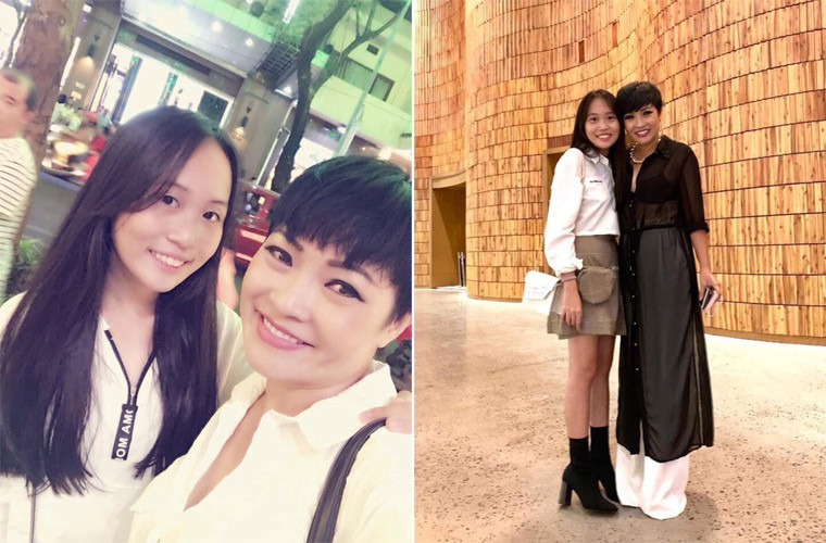 Theo chia sẻ của Phương Thanh, con gái rất cá tính và tự lập. Nghi Phương bộc lộ năng khiếu nghệ thuật từ nhỏ nhưng lại có đam mê kinh doanh giống bố.