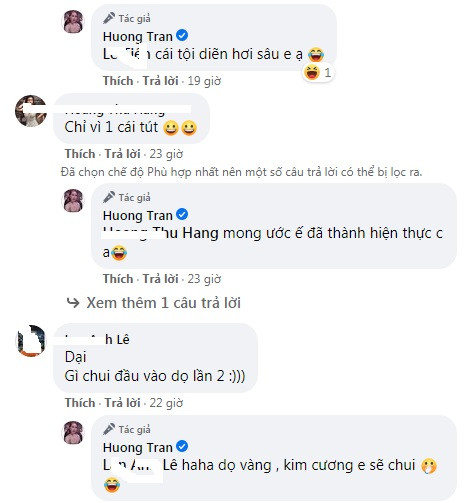 Hương Trần còn đùa rằng, sẵn sàng chui đầu vào "dọ vàng, kim cương" nếu có duyên.