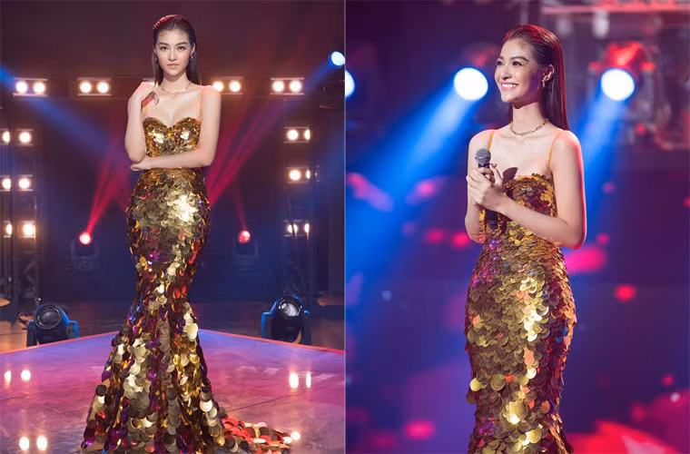 Ve dep nong bong cua A hau Kieu Loan thi King of Rap