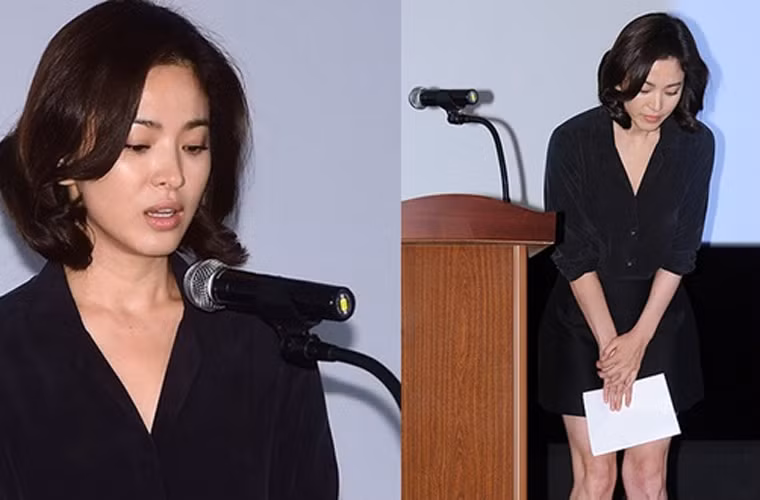 Năm 2014, Song Hye Kyo phải họp báo xin lỗi vì đã trốn thuế khi cô khai thiếu hơn 2,5 tỷ won (khoảng 50 tỷ đồng) tiền thuế trong vòng 3 năm từ năm 2009. Vì hành động này mà Song đã bị khán giả tẩy chay trong một thời gian dài.