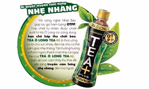 Boc tran tra O long Tea+ Plus cua Pepsi nguyen lieu Trung Quoc