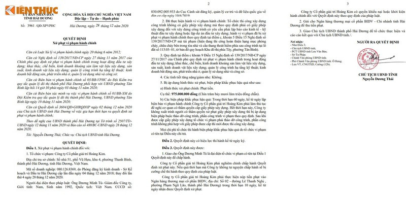 Cty Hoang Kim xay dung cong trinh khong phep: Trach nhiem thuoc ve ai?-Hinh-2