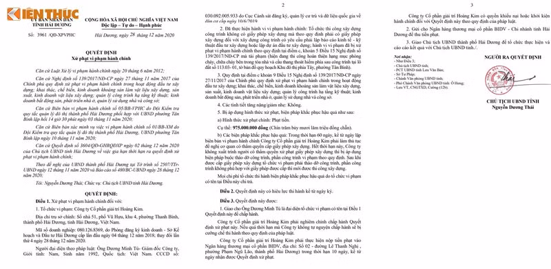 Cty Hoang Kim xay dung cong trinh khong phep: Trach nhiem thuoc ve ai?-Hinh-2