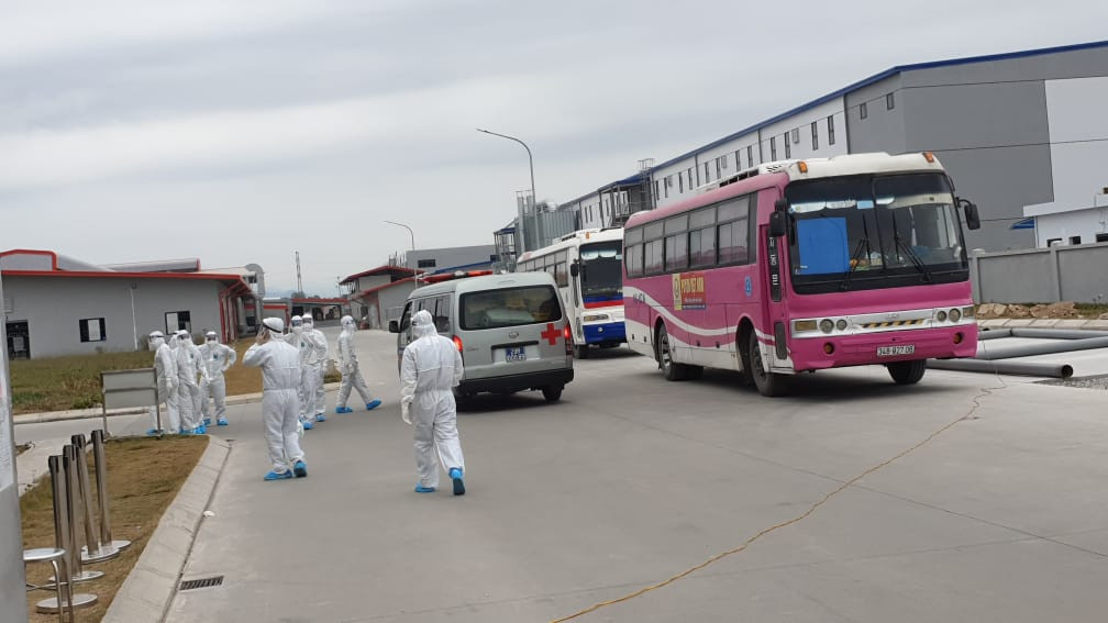 Tính đến 9h sáng 29/1, toàn bộ 2.340 công nhân tại Công ty POYUN đã được lấy mẫu, đã có kết quả âm tính lần 1 với SARS-CoV-2.