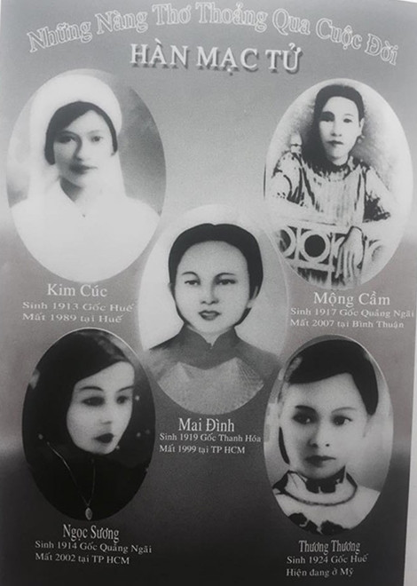 Một bóng hồng lướt qua đời Hàn Mặc Tử là Thương Thương. Trong những ngày cô đơn, thi sĩ nhận được một bức thư đề tên người gửi là Thương Thương. Chàng đã đem lòng say đắm người trong mộng, đặt cho nàng biệt danh Người lụa bến Sông Hương. Tuy hai người không gặp mặt nhưng tình yêu đó đã chắp cánh cho những vở kịch thơ ngọt ngào như Duyên kỳ ngộ, Quần tiên hội...