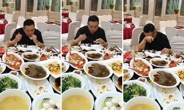 Chang trai khoc nac trong tiec cuoi, tiet lo chuyen dau long