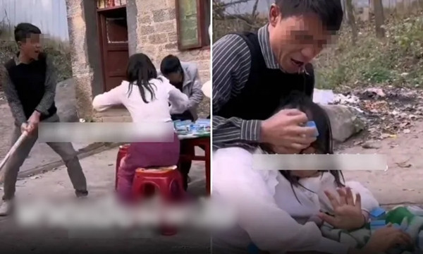 Vo me danh bai, chong tuc gian lam dieu dang so