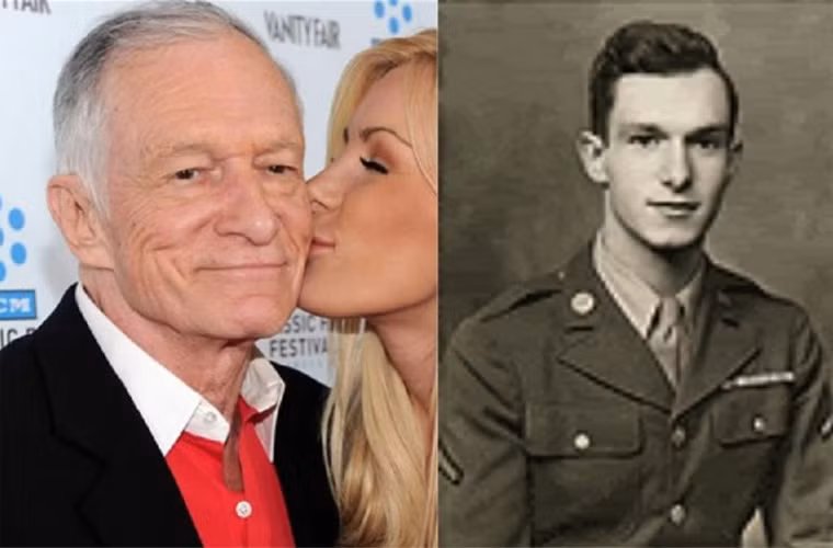 Hugh Hefner từng phục vụ trong quân đội 2 năm và đó là một thời kỳ đáng nhớ trong cuộc đời của ông chủ Playboy.