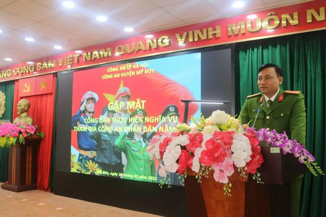 Thượng tá Nguyễn Tiến Đạt - Trưởng Công an huyện Mỹ Đức được điều động giữ chức vụ Trưởng phòng Tham mưu Công an TP Hà Nội.