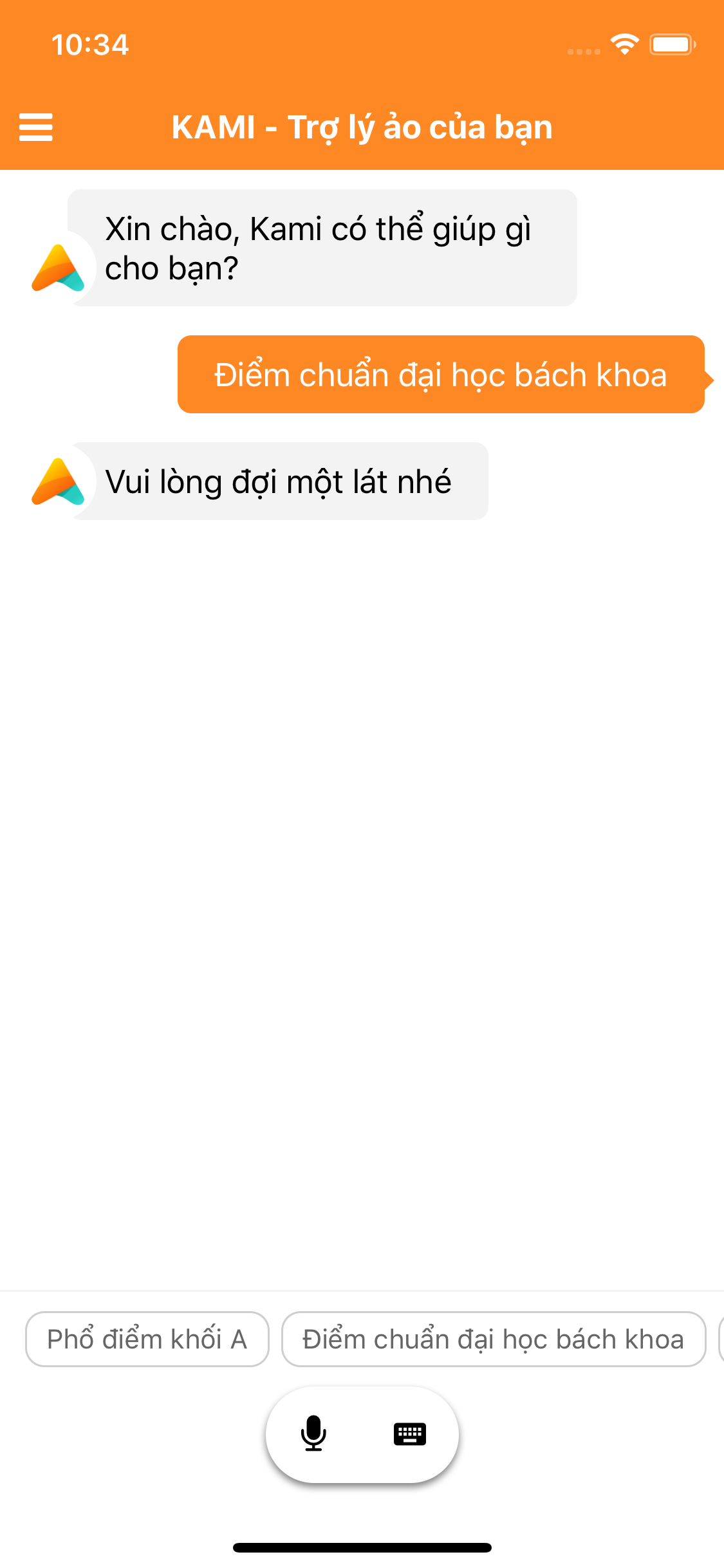 Được biết sau phiên bản “tiếp sức mùa thi” thử nghiệm, KAMI sẽ được tích hợp rất nhiều các tính năng như: 1) hỗ trợ đời sống hàng ngày như: hỏi thời tiết, hỏi ngày tháng, đặt lịch, ... 2) hỗ trợ tính năng giải trí: nghe nhạc, trò chuyện, ... 3) hỗ trợ hỏi đáp và nhiều tính năng khác nữa.