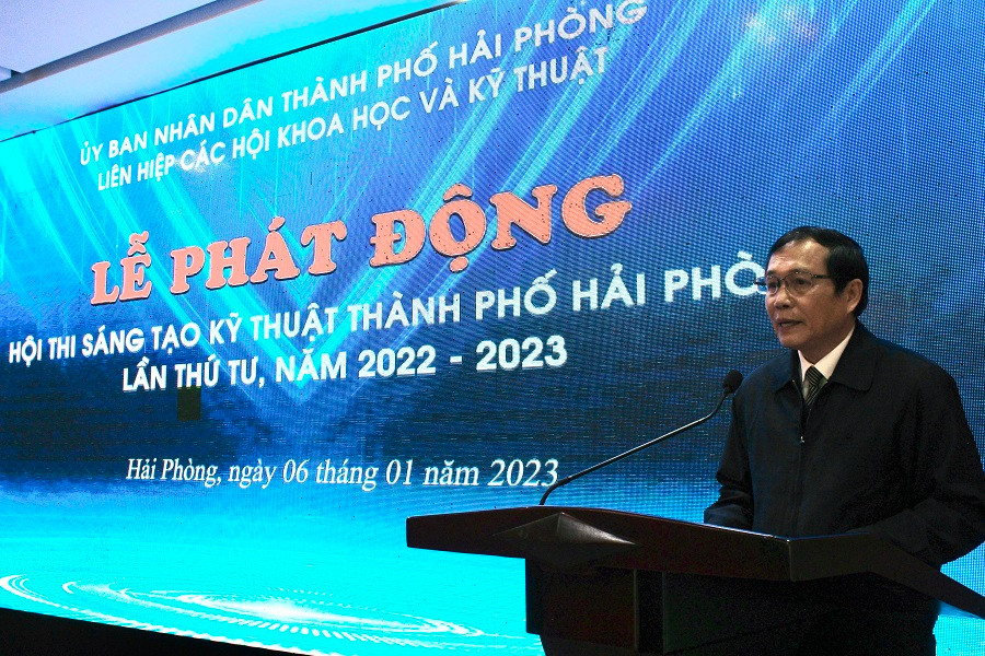 Phát động Hội thi Sáng tạo kỹ thuật TP Hải Phòng lần thứ 4 Phat dong Hoi thi Sang tao ky thuat TP Hai Phong lan thu 4