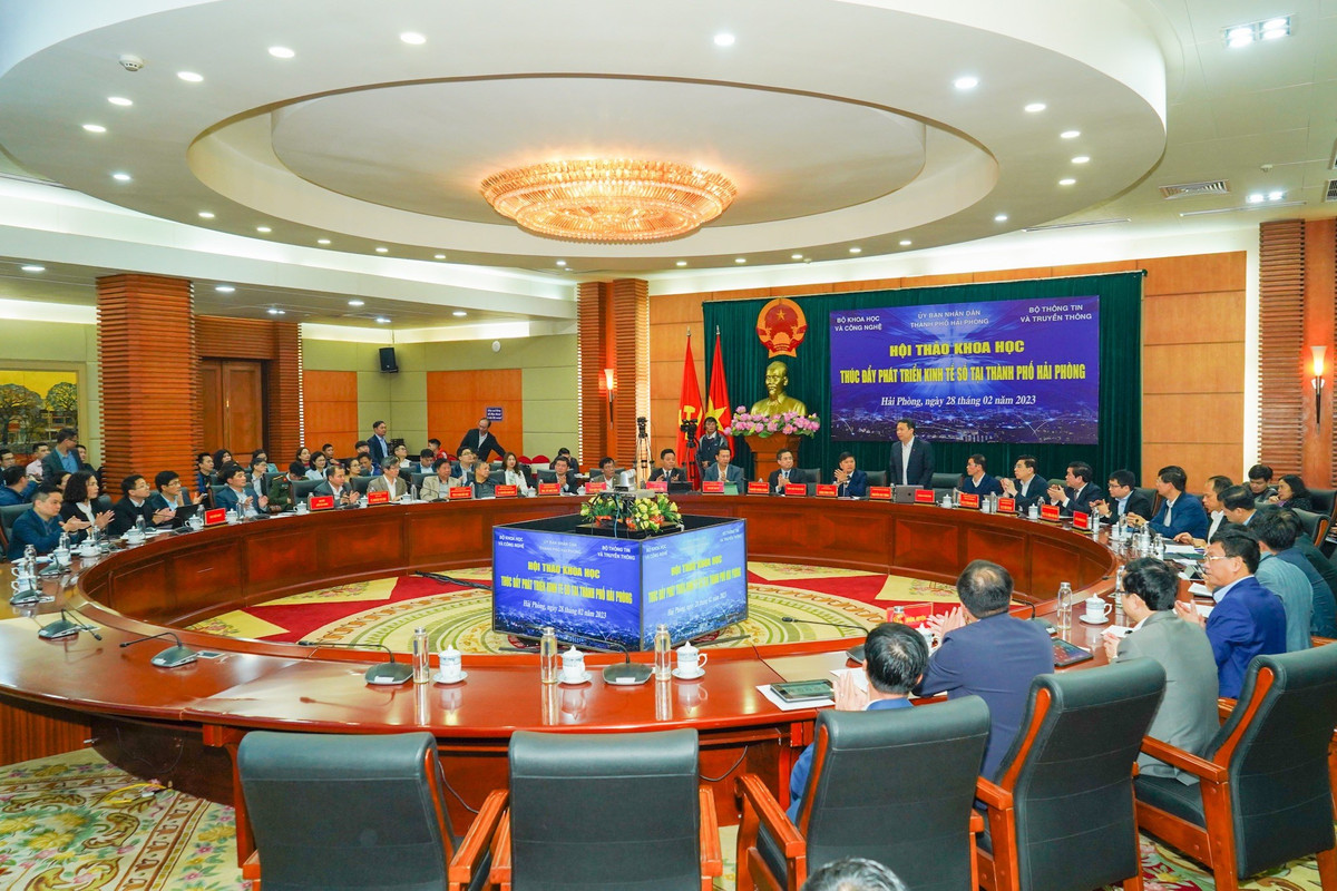 Hai Phong: Hoi thao Khoa hoc thuc day phat trien kinh te so