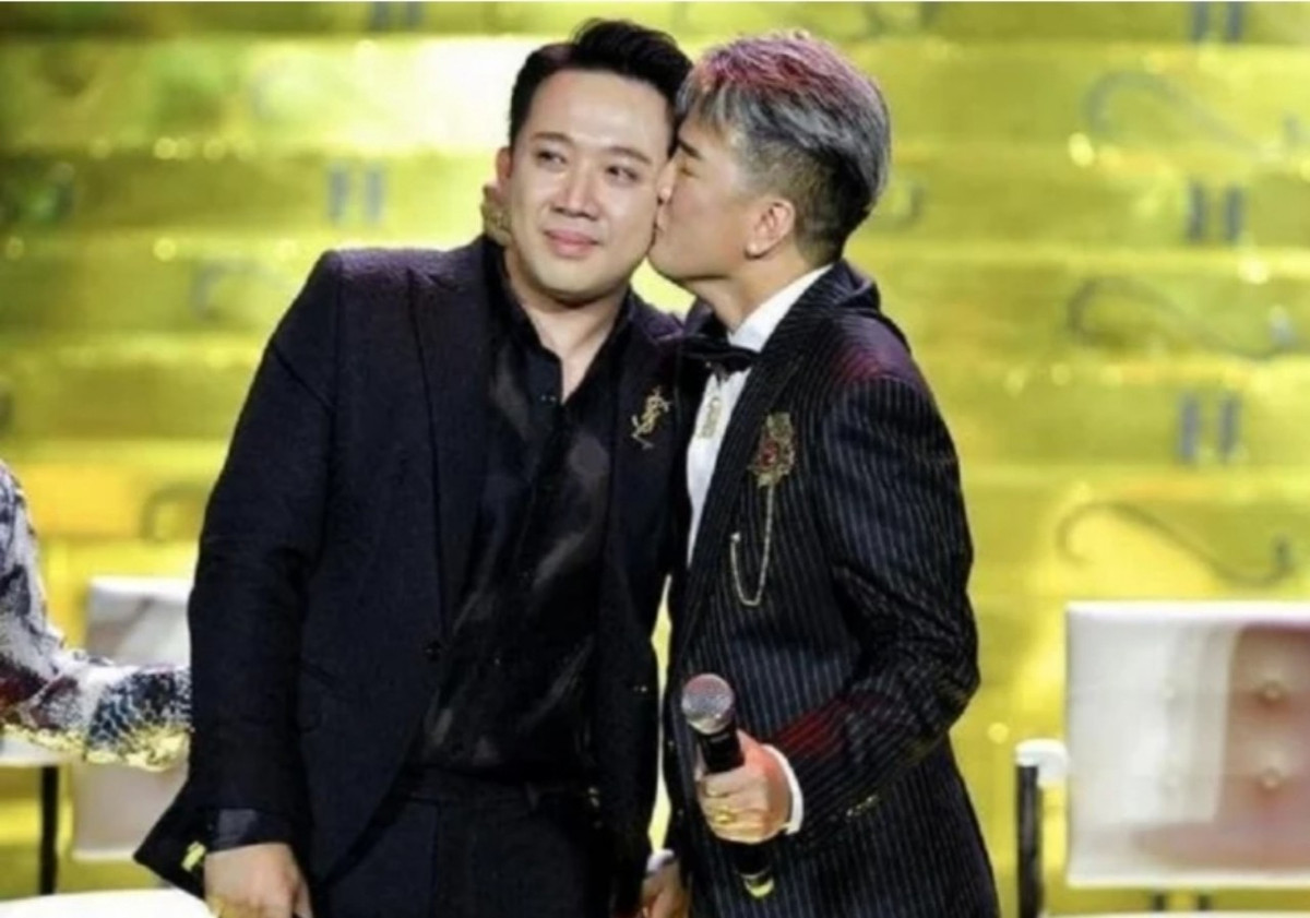 Tran Thanh bi che khi khoc trong hop bao phim cua Dam Vinh Hung-Hinh-2