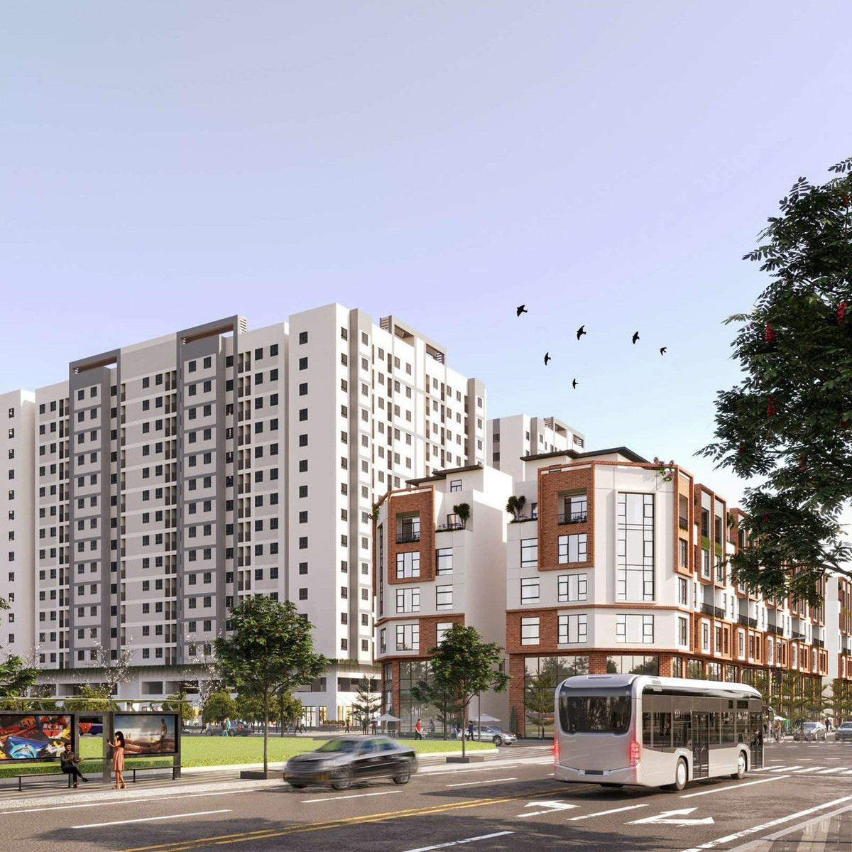 Dự án Khu nhà ở xã hội tại tổng kho 3 Lạc Viên do Công ty Cổ phần Thái – Holding là Chủ đầu tư, với quy mô xây dựng khoảng 53.913m2, gồm 10 block nhà chung cư cao 15 tầng, tổng số khoảng 4.456 căn hộ.