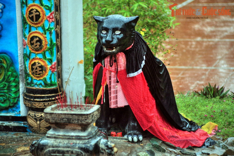 Một ngày nọ, được tin Thầy Thím qua đời, dân làng vội vã vào đến nơi thì thấy hai ngôi mộ bằng cát trắng phau được thú rừng vun đắp. Hằng năm, cứ đến mùng năm tháng Giêng âm lịch, người ta thấy có đôi Bạch – Hắc Hổ thường xuyên về tảo mộ, phủ phục gần đó canh gác cho ngôi mộ.