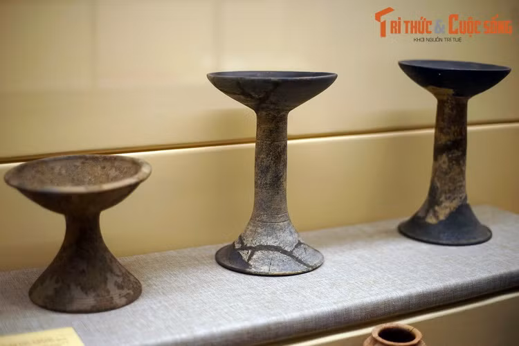 Các mẫu mâm bồng của văn hóa Đồng Nai. Những loại hình đồ gốm đặc trưng của văn hóa Đồng Nai là mâm bồng chân đế cao hình ống hoặc choãi ra, nhiều kiểu nồi, vò có đáy tròn, đáy lõm và đáy bằng.