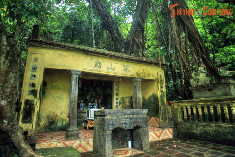 Đền Thung Nắng nằm trong một không gian tĩnh lặng bên Thung Nắng. Dựa vào thế núi linh thiêng, ngôi đền này thờ quan Trấn Trạch Sơn Lam và Bà Chúa Thượng Ngàn.