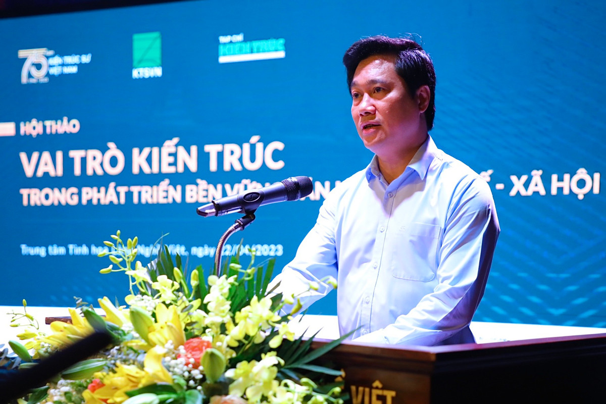 Vai trò kiến trúc với phát triển bền vững Văn hóa - Kinh tế - Xã hội Vai tro kien truc voi phat trien ben vung Van hoa - Kinh te - Xa hoi