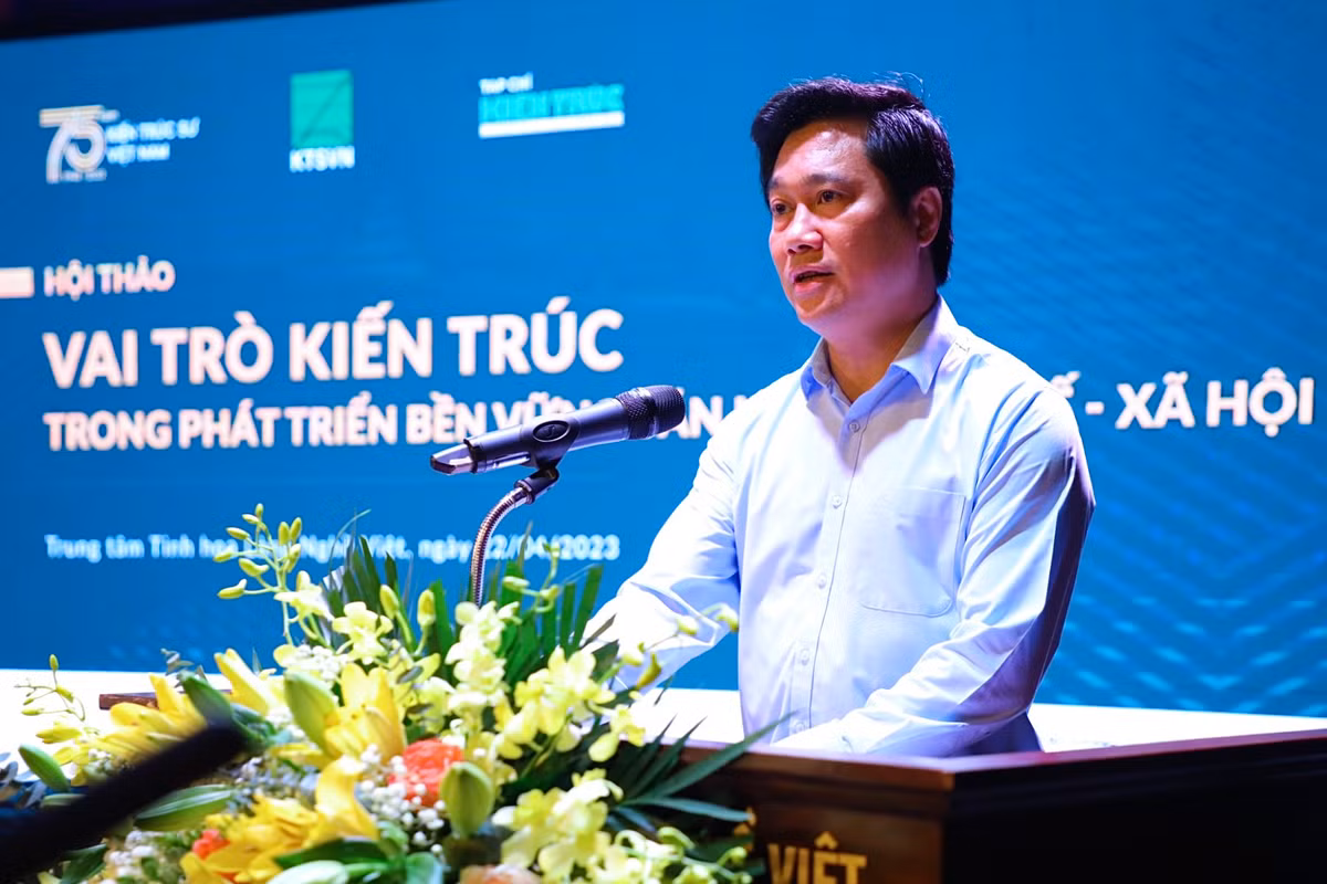 Vai tro kien truc voi phat trien ben vung Van hoa - Kinh te - Xa hoi