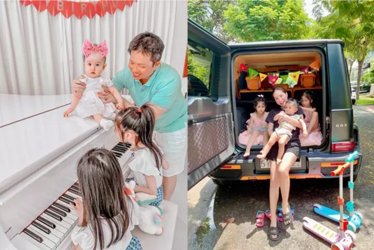 Qua đây cũng cho thấy, doanh nhân Nguyễn Quốc Vũ không chỉ lắm tiền nhiều của mà còn là người cha sống tình cảm, tâm lý.