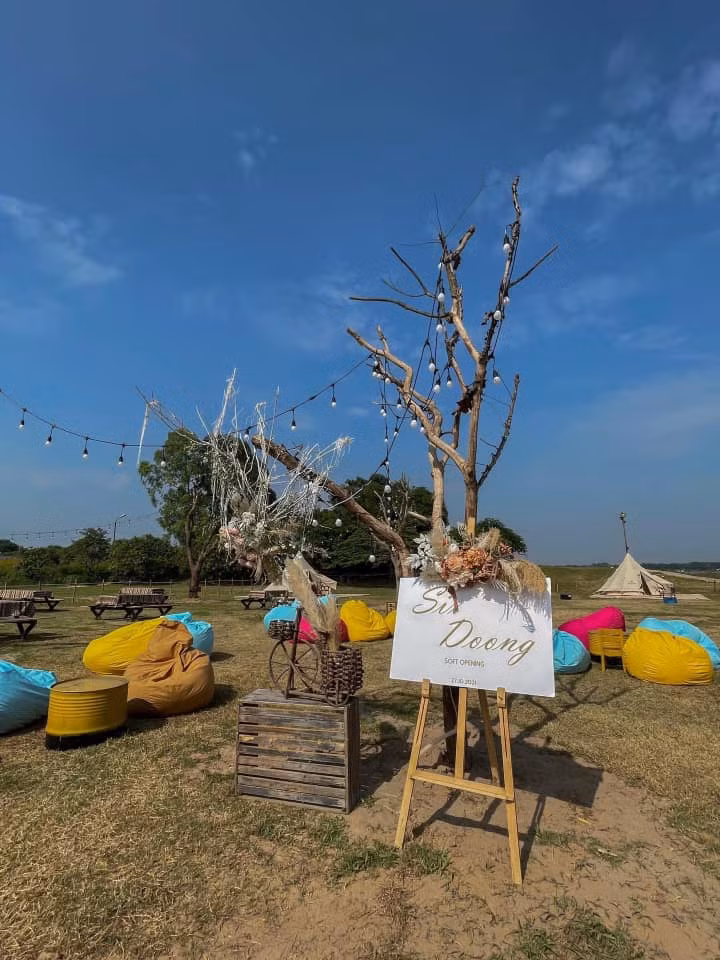 Mặc dù đã đi vào hoạt động được một thời gian nhưng Sixdoong Café and Camping này vẫn chưa có dấu hiệu hạ nhiệt. Ảnh: An Tuệ