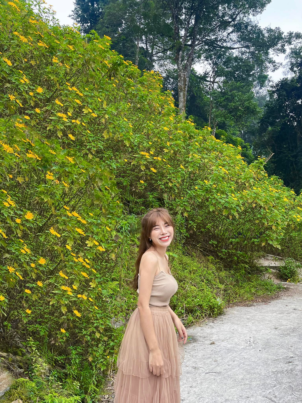 Thời điểm bình minh ló rạng, sương vẫn còn đọng trên lá cũng chính là khoảnh khắc tuyệt vời để ngắm hoa. Ảnh: Huyền Bùi