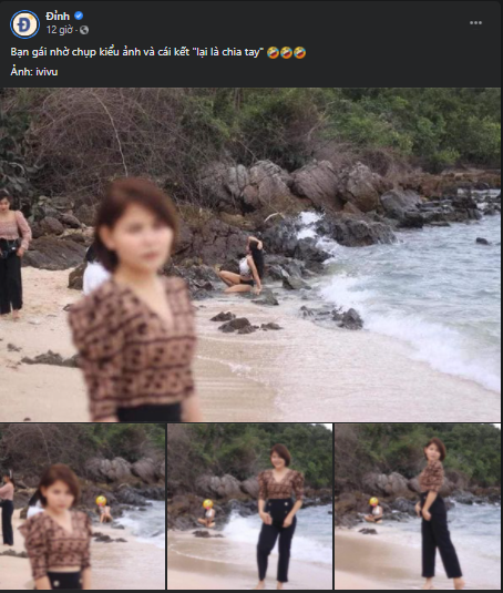 Trước đó một cô gái khác cũng gặp tình huống tương tự khi có người yêu chụp ảnh không có tâm.