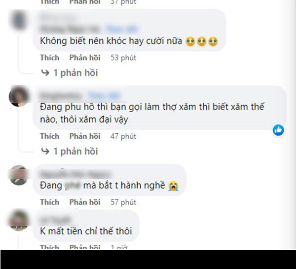 Sau khi hoàn thành thủ thuật, diện mạo mới của mình khiến cô nàng phải "hú hồn". Thấy mình trong gương, cô gái đã không nói nên lời bởi ngoài cặp chân mày cũ thì trên mặt bỗng xuất hiện thêm 1 cặp chân mày to tướng nữa.