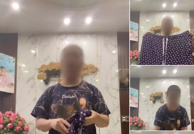 Cư dân mạng được một phen "cười rớt hàm" về câu chuyện của một bà mẹ được con tặng lại chiếc quần mua hàng online khác xa hình quảng cáo. Cụ thể chiếc quần lót này mua với giá 124 ngàn, nhưng khi nhận về quần có thể chứa được cả một người lớn. Người mẹ cũng rất vui vì con tặng quà nhưng thực sự thật khó chấp nhận vì chiếc quần rộng đến nỗi kéo lên tận cổ, không hiểu kiểu quần lót này được thiết kế như thế. Ảnh: Chụp màn hình