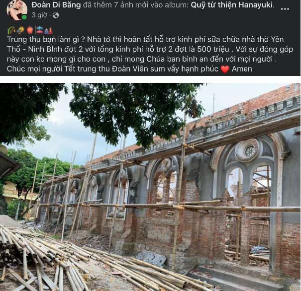 Vợ chồng Đoàn Di Băng từ lâu không chỉ nổi tiếng khi sở hữu khối tài sản kết xù mà cặp đôi còn rất chăm chỉ làm từ thiện.