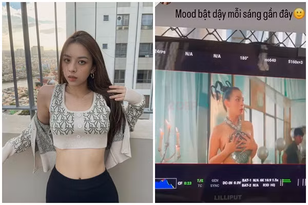 Mới đây, sau thời gian “im hơi lặng tiếng” trên mạng xã hội vì vướng ồn ào tình ái, "bạn gái tin đồn" của thiếu gia Minh Hải có động thái trên trang cá nhân. Cụ thể, cô đăng tải loạt hình ảnh ghi lại khoảnh khắc hậu trường, trái với thần thái sắc lạnh, sang chảnh thường thấy, cô cho thấy gương mặt với biểu cảm hốt hoảng, bất ngờ. Đính kèm hình ảnh, cô chia sẻ dòng trạng thái: “Mood bật dậy mỗi sáng gần đây”.