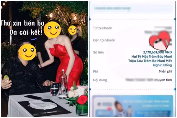 Video của một cô gái giả vờ xin tiền bố mua bánh ăn và được chuyển khoản luôn 2 tỷ đồng đang khiến netizen trầm trồ. Rất nhiều người bày tỏ ngưỡng mộ trước độ chịu chơi và tình cảm mà người cha này dành cho con gái của mình.