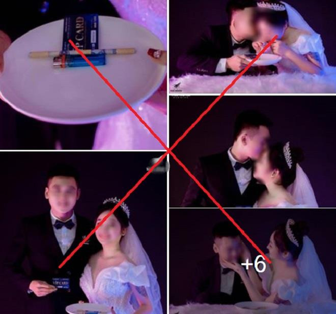 Hiện tại bộ ảnh cưới phản cảm vẫn gây xôn xao cõi mạng.