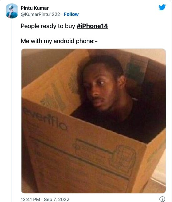 Trong khi những tín đồ của Táo khuyết đang sôi sục vì iPhone 14 thì những khách hàng sử dụng các sản phẩm Android không có gì để nói lúc này. Ảnh: Tổng hợp