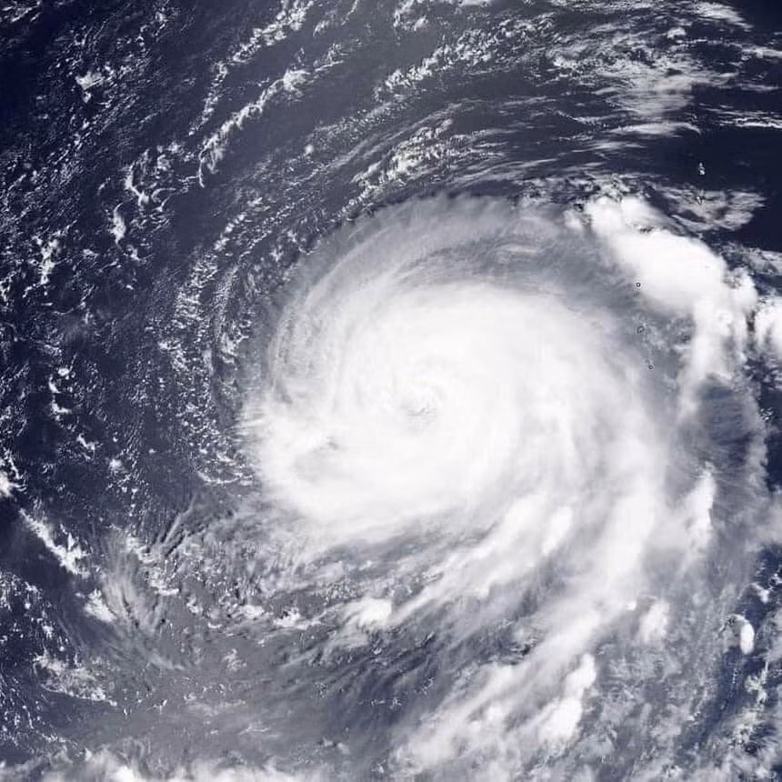 Theo đó ảnh chụp từ Trạm không gian bão Trami vào năm 2018 là ngày 25/9, và bão Noru hiện tại cũng khoảng thời gian này. Ảnh: Facebook