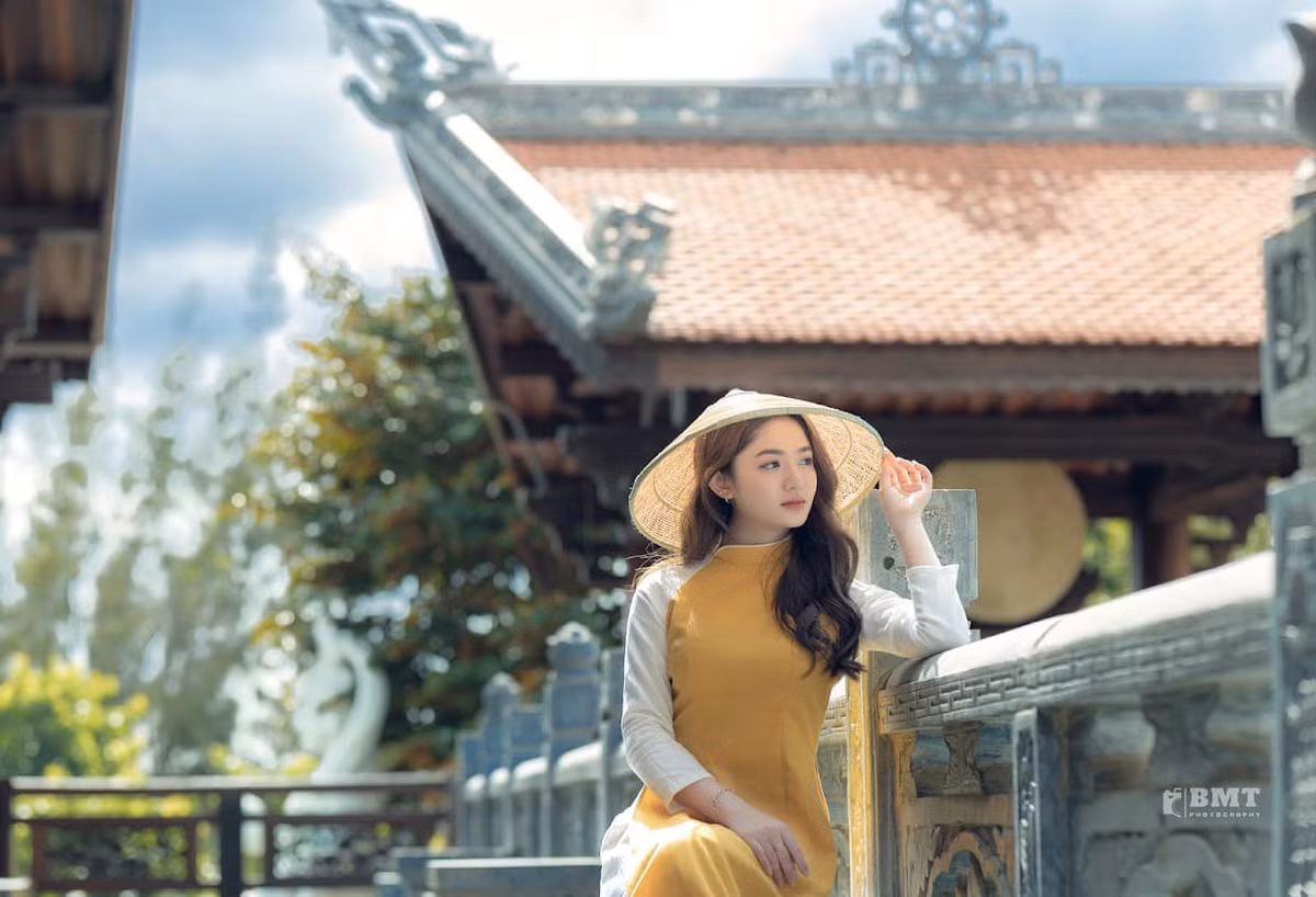 Chùa Sắc Tứ Khải Đoan là điểm đến được nhiều người lựa chọn khi du lịch Buôn Ma Thuột. Ảnh: Nguyễn Thị Xuân Trúc