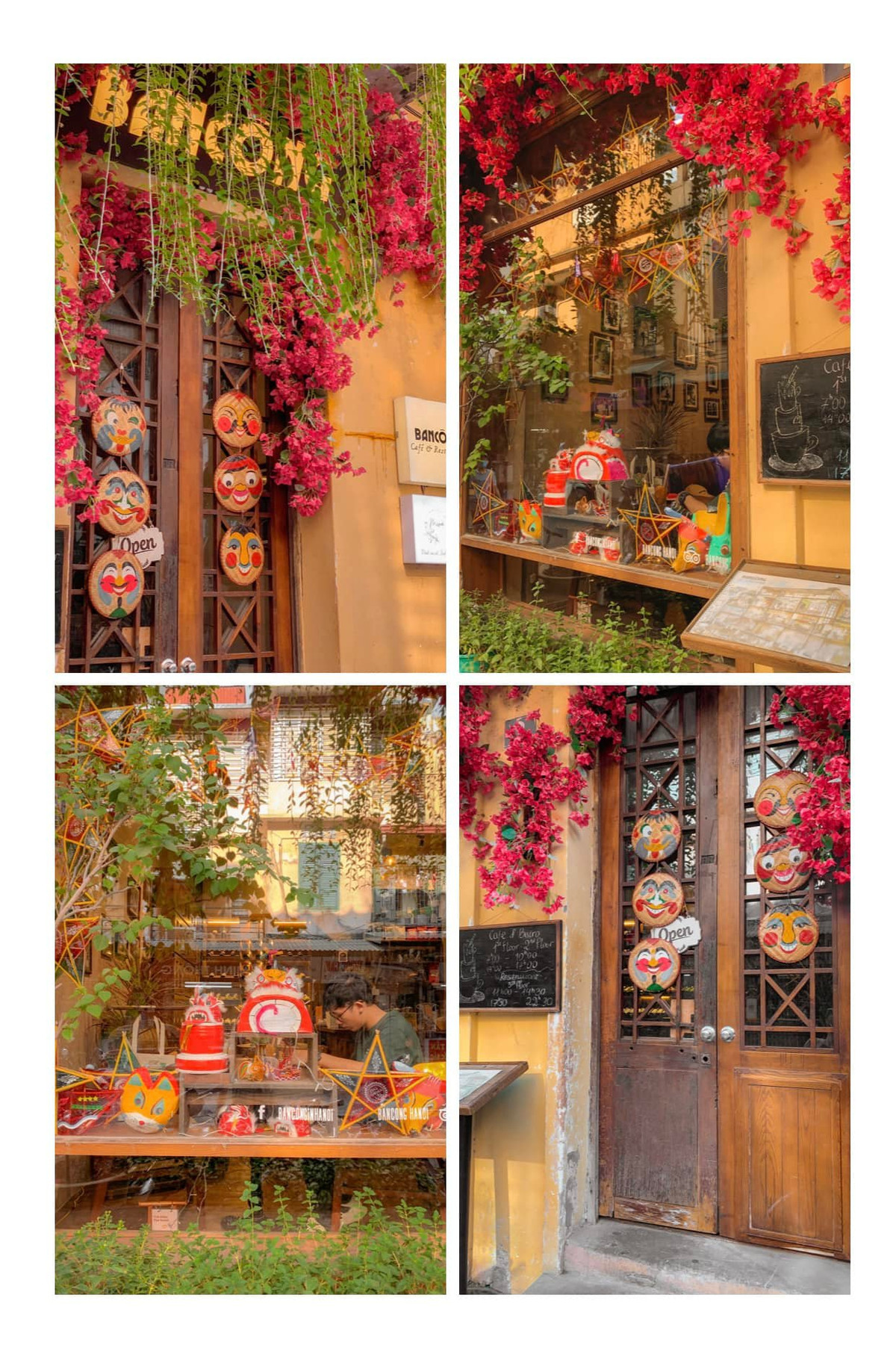 Một quán cafe check in Trung thu khác là BanCông cà phê - Số 2 Đinh Liệt - Hoàn Kiếm - Hà Nội. Ảnh: Đặng Vân Trang