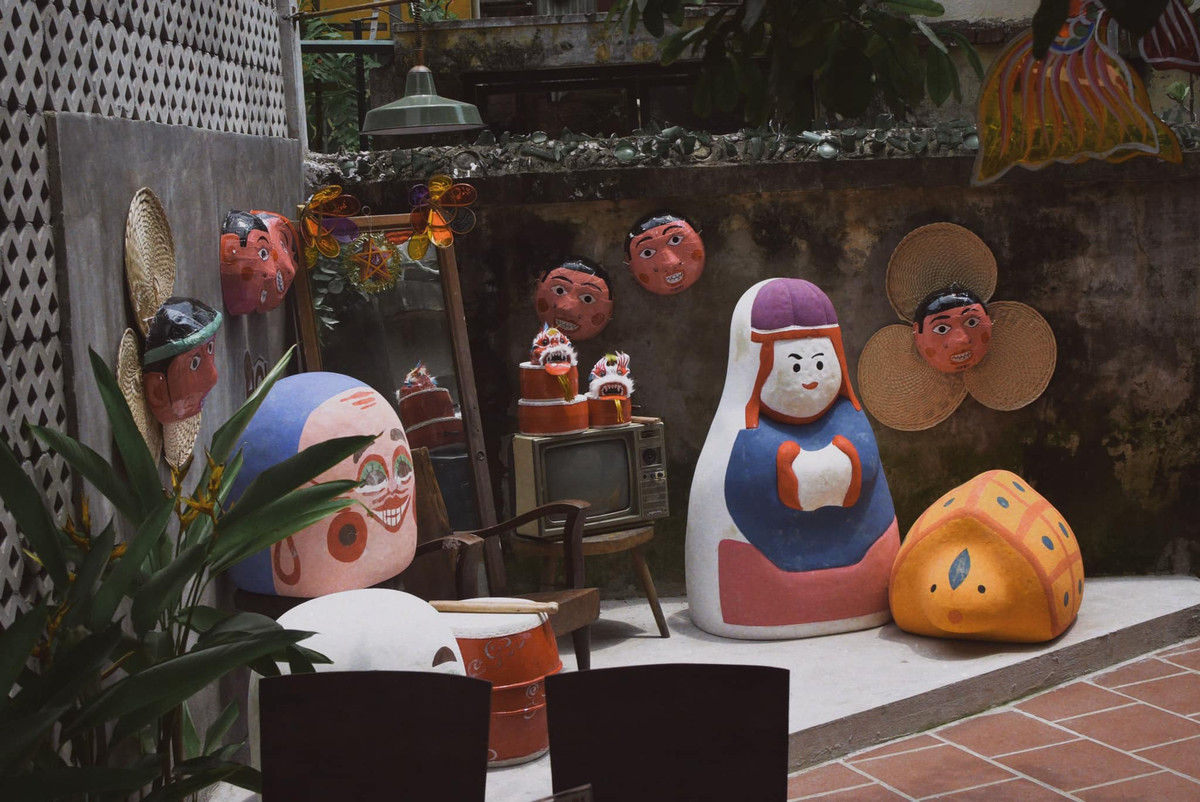 Quán 30, số 30 ngõ 179 Quan Nhân cũng là địa điểm đón Trung thu với decor độc đáo. Ảnh: Quán Cà Phê 30