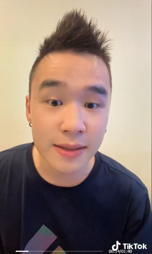 Hoàng Minh giãi bày mục đích ban đầu dự tính làm clip chỉ là đưa ra thông tin một chiều thể hiện quan điểm chủ quan phiến diện của cá nhân. Tuy nhiên không ngờ phản ứng của cộng đồng mạng lại đi ngoài dự tính. Ảnh: Cắt ra từ clip