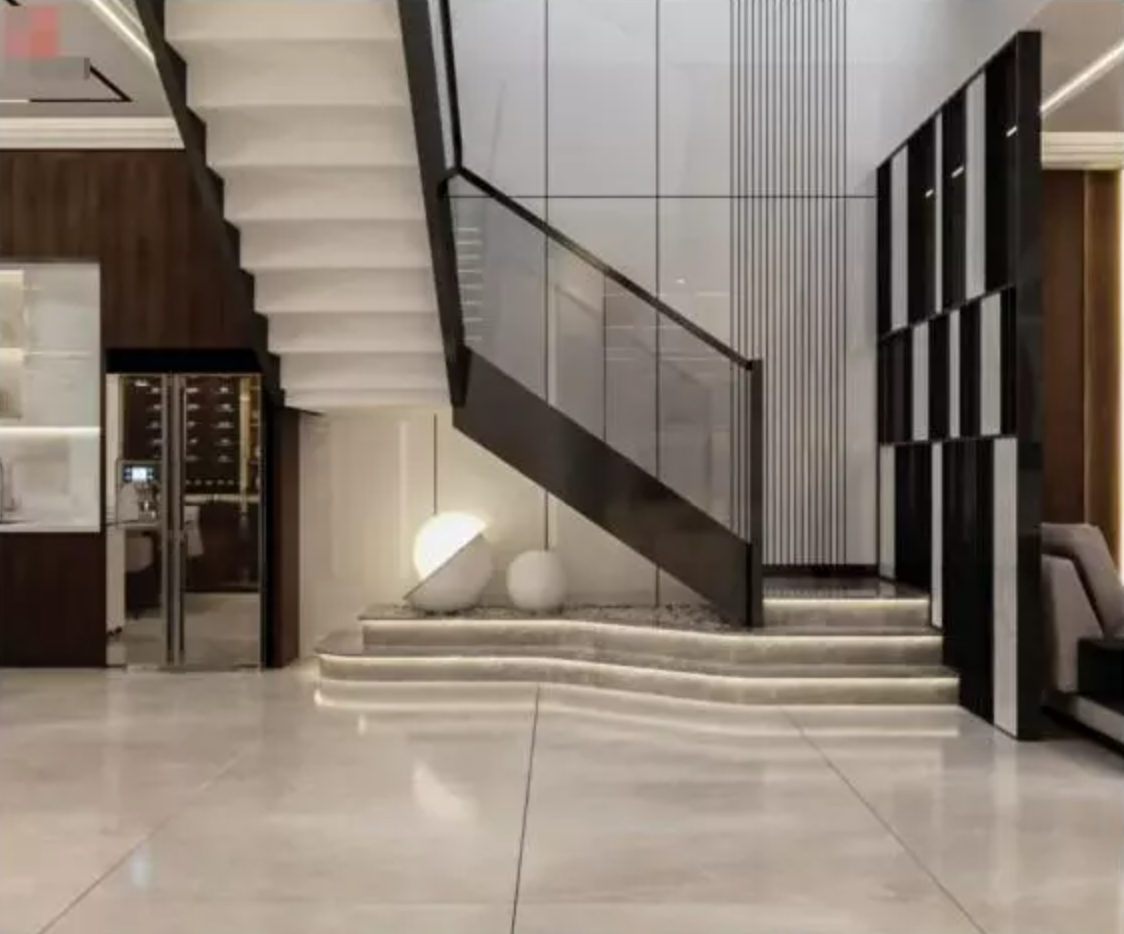 Nội thất trong nhà mới của Xuân Mạnh cũng được đầu tư toàn đồ sang xịn.