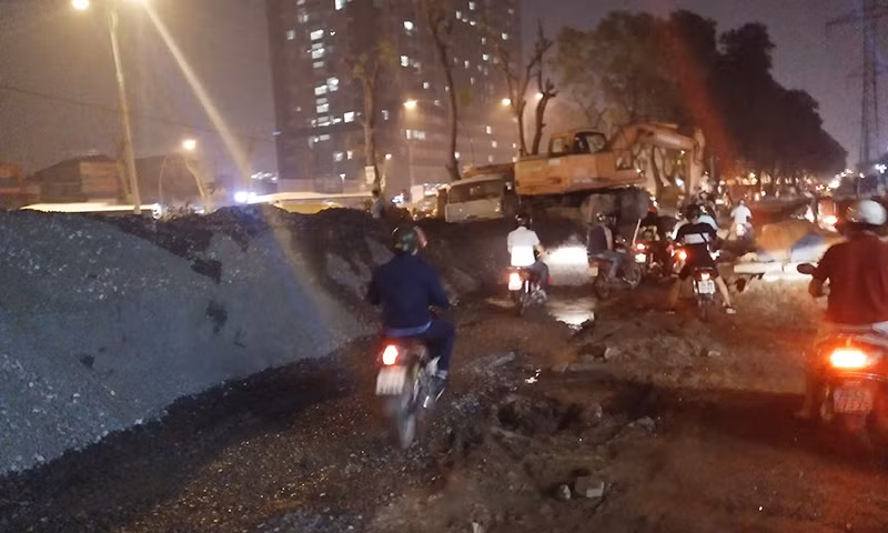 Ne tac duong, dan lieu mang phi vao cong truong duong Vanh dai III-Hinh-5