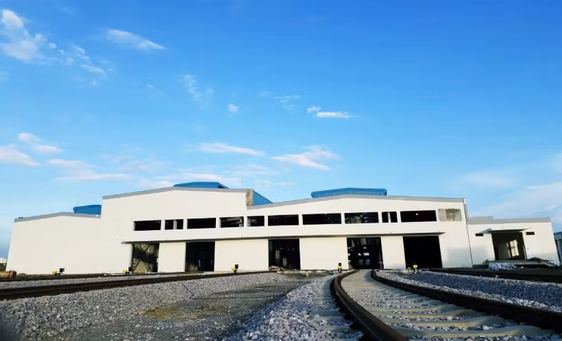 Khu nhà ga Depot dự kiến sẽ duy tu, bảo dưỡng kiểm tra chất lượng của các đầu xe của tàu Cát Linh – Hà Đông.