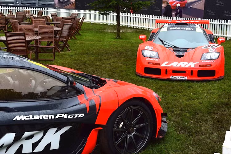 Chiếc F1 GTR trong cặp đôi này đã từng tham gia giải đấu GT Championship ở Nhật. Mặc dù không thành công như nhiều chiếc F1 GTR khác trên đường đua, nhưng nó lại cực nổi bật với tem đấu Lark. Vị "đại gia" sở hữu chiếc xe này sau đó đã đặt mua một chiếc P1 GTR sơn tem đấu tương tự.