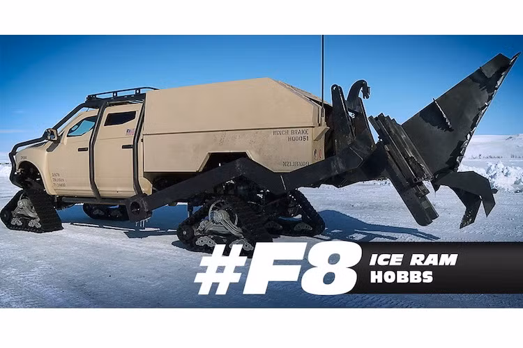 Thành viên mới của đội là đặc vụ Luke Hobbs do "The Rock" Dwayne Johnson thủ vai sẽ sử dụng một chiếc bán tải Dodge Ram "hàng thửa" phù hợp với vẻ "cơ bắp của anh. Không chỉ có lớp vỏ chống đạn, chiếc xe này còn có khung thép gia cường ở ngoài, thay bánh xích và có thể là thiết bị cào băng ở phía sau.