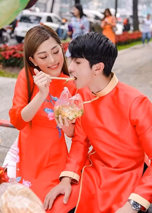 Tháng 9/2019, Phương Nga và Bình An lộ ảnh hậu trường chụp ảnh cưới. Tuy nhiên, nàng Á hậu cho biết đây chỉ là ảnh chụp quảng cáo cho studio ảnh cưới.